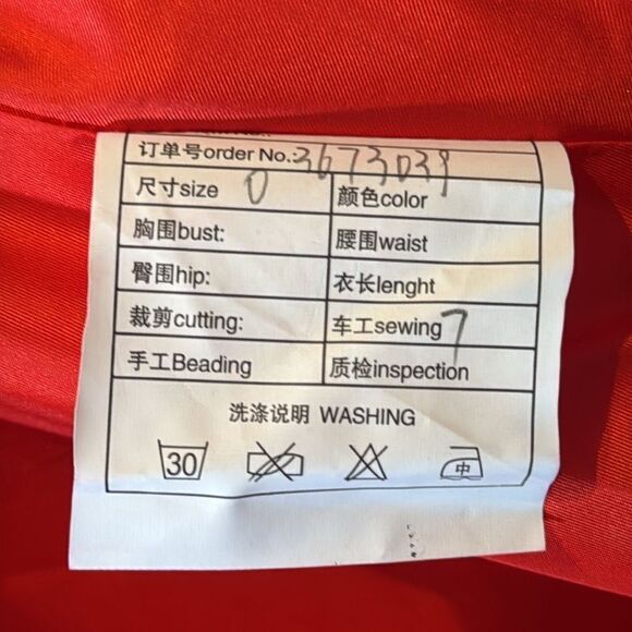 Women’s Red Short Stars & Moons Party Homecoming Dress Corset Back Size 0 NEW - Picture 9 of 13